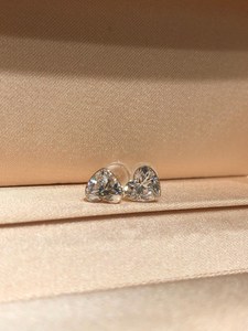 ต่างหูเพชรทรงหัวใจสำหรับคนรัก ดีไซน์ทันสมัย ทองคำ 14K น้ำหนัก 0.51 กะรัต เพชรเพาะเลี้ยงในห้องปฏิบัติการ เหมาะสำหรับเป็นของขวัญขอแต่งงานสำหรับคู่รัก - Product Image 2