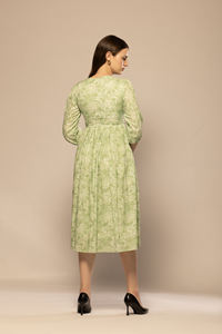 Nuevo Diseño de Vestido Estampado Abstracto para Mujer, Vestido Casual para Uso Diario, Disponible a un Precio Accesible - Product Image 4