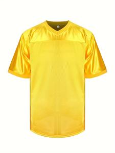 Maillot de football vierge en maille pour entraînement, style Hip Hop, pour le football américain, vêtement d'équipe pour adulte, tenue de sport ample - Product Image 2