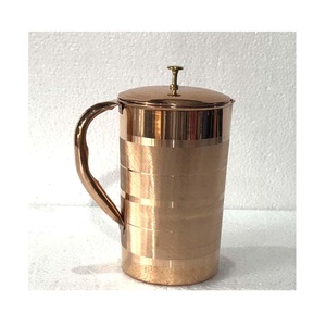 Jarra de Agua de Cobre Diseñada para las Necesidades de Hidratación del Hogar, Prácticas de Almacenamiento Tradicionales y Fácil Acceso al Agua - Product Image 4