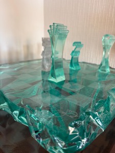 High Quality Custom Resin <b>Chess</b> <b>Board</b> Box <b>Chess</b> Game <b>Set</b> Luxury Resin <b>Chess</b> Piece High Pieces Resin <b>chess</b> <b>board</b> for gift - Product Image 2