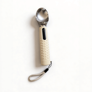 Paletta Elettrica Riscaldata per Gelato con LED Ricaricabile, Riscaldamento Rapido, in Acciaio Inossidabile, Impermeabile - Product Image 1