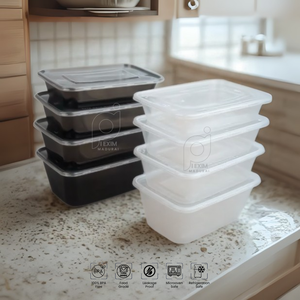 กล่องพลาสติกใส่ซุปไร้สาร BPA พร้อมฝาปิดปลอดภัยไมโครเวฟป้องกันการรั่วซึมผู้ผลิตจากอินเดีย - Product Image 4