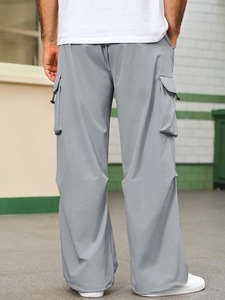 Pantalons Baggy en Coton Premium Coupe Ample Style Urbain Décontracté Fournisseur Direct Usine - Product Image 3
