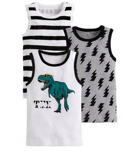 Chaleco Infantil para Niños, Informal, sin Mangas, de Algodón, Cómodo, Transpirable, Sólido, Corte Entallado - Product Image 2