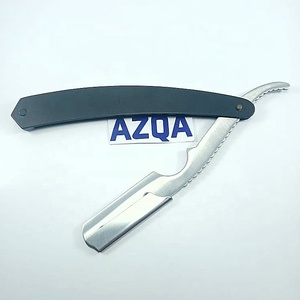 Rasoir professionnel en acier inoxydable pour hommes avec lame remplaçable adapté pour un rasage confortable à la maison ou au salon - Product Image 5