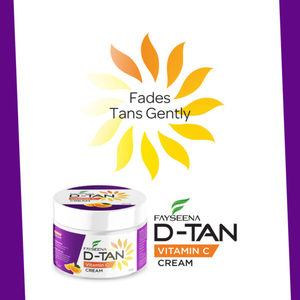 Crème D-Tan Fayseena de qualité supérieure avec vitamine C pour l'élimination du bronzage, l'éclaircissement de la peau et les soins quotidiens de la peau, disponible au meilleur prix - Product Image 3