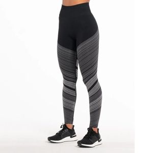 Leggings Deportivos de Cintura Alta para Mujer, 100% Algodón, Diseño Sólido, Compresión, Sin Costuras, para Yoga y Levantamiento de Pesas - Product Image 1