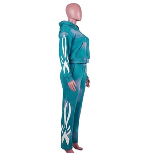 Custom Hooded Casual Solid Acid Wash <b>Tracksuit</b> Set for Athletes Built for Comfort Movement and Stylish Washed Fabric Design - Product Image 3