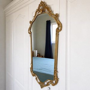 Ornate Gold Baroque <b>Wall</b> <b>Mirror</b> Vintage Decorative Full Length Bedroom Wardrobe <b>Mirror</b> Luxury Home Decor Accessories - Product Image 3