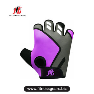 Half Finger Gym Gloves Adjustable Wrist <b>Strap</b> Weight Lifting Unisex Polyester Fitness Gloves - Product Image 3