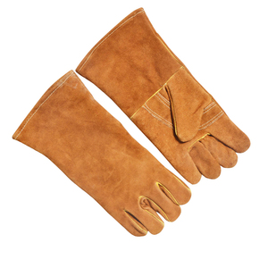 Gants en cuir de haute qualité, gants de sécurité pour le travail, fournisseur d'usine au Pakistan, gants de soudage industriels fabriqués au Pakistan - Product Image 6