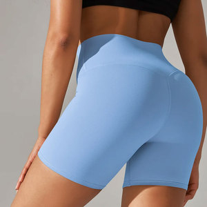กางเกงขาสั้นออกกำลังกาย ระบายอากาศได้ดี เหมาะสำหรับวิ่ง โยคะ ปั่นจักรยาน ไร้ตะเข็บ เอวสูง ยกกระชับสะโพก ผ้าออกซ์ฟอร์ด สำหรับผู้หญิง ออกกำลังกาย เล่นกีฬา ลดราคาพิเศษ - Product Image 2