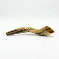 Corne de buffle polie, forme naturelle, artisanat, décoration rustique, objet de collection, cadeau pour la maison ou un mariage