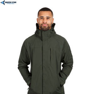 Veste et pantalon imperméables en polyester coupe-vent avec coutures thermosoudées pour activités de plein air, personnalisables avec logo OEM, fourniture directe usine - Product Image 6