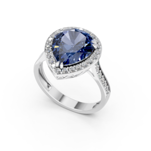 Anillo de Plata 925 con Diamante de Laboratorio para Mujer, Certificado IGI, RJC, ODM, OEM, Fabricante Ético, Venta al Por Mayor, E201346 - Product Image 1