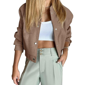 Custom Women Letterman Bomber Jacket Street Fashion Varsity Manufacturer USA - Product Image 1