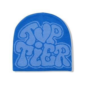 <b>Top</b> Tier Beanie Knit <b>Hat</b> with Heart Logo Unisex Y2K Winter Cap White Black <b>Red</b> Spandex/Polyester Outdoor - Product Image 4