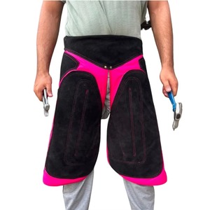Delantal de Herrador de Cuero Genuino de Alta Resistencia para Herrar Caballos y Recortar Pezuñas, Equipo de Protección Profesional para Herradores - Product Image 1