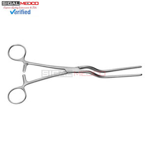 Pince tangentielle atraumatique Satinsky DeBakey de qualité supérieure, 9 pouces, manuelle, microvasculaire, réutilisable, articulée, en acier inoxydable allemand - Product Image 4