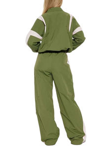 Chaqueta Deportiva Cortavientos para Mujer, Ligera, Transpirable, Estampada, de Poliéster/Nailon, de Secado Rápido, con Cierre y Logotipo Personalizado - Product Image 3