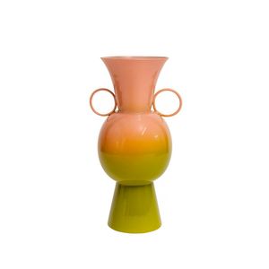 Vase à fleurs en métal dégradé de style nordique, forme de pichet élégante, décoration de table, vase décoratif haut pour salon, bureau, hôtel - Product Image 4
