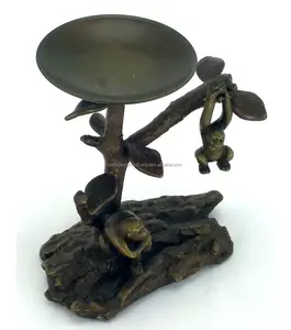 Porte-bougie en métal de luxe contemporain, centre de table décoratif pour Noël, mariage, événement, restaurant, fait main Zahid - Product Image 1