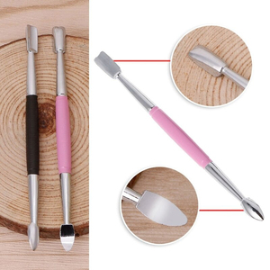 Herramientas de Manicura de Doble Uso, Empujador de Cutículas de Acero Inoxidable, Cuchara para Cutículas, Cuidado de Manos y Pies, Limpiador de Cutículas - Product Image 2