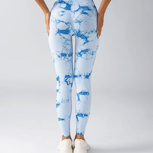 Nouveaux Leggings de Sport Sans Couture pour Femme, Taille Haute, Effet Push-Up, Grande Taille, Respirants, en Maille, Design Décontracté - Product Image 4