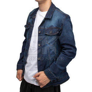 Chaqueta de mezclilla para hombre con logotipo personalizado de alta calidad a bajo precio, talla grande, transpirable, chaqueta de invierno personalizada para hombre - Product Image 6