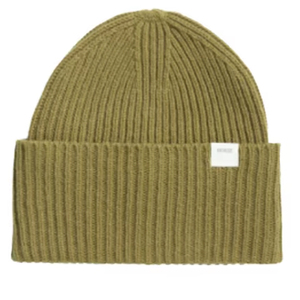 High Quality Olive Green Ribbed Beanie <b>Hat</b> Unisex 100% Acrylic Casual Winter <b>Cap</b> Adult Size 56-58CM - Product Image 1