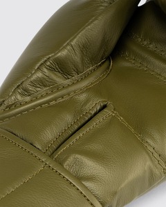 Nouveaux gants de boxe Olive, best-sellers, en cuir véritable, couleur Olive personnalisée, pour entraînement de boxe et salle de sport. - Product Image 5