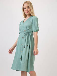 Vestido Ecológico de Diseño Moderno y Elegante para Fiesta en la Playa, Silueta Holgada, Cintura Natural, Ideal para Regalo de Cumpleaños - Product Image 2