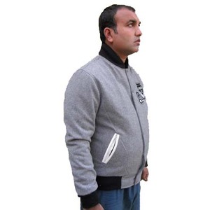 Blouson universitaire réversible en laine de baseball personnalisé, style Letterman, respirant, avec logo brodé fini, qualité supérieure - Product Image 1