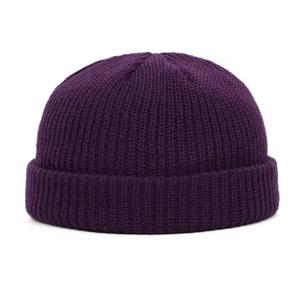 Unisex Solid Color Polyester Adjustable Beanie <b>Hat</b> 56-58CM Casual <b>Winter</b> Outdoor for Adults - Product Image 2