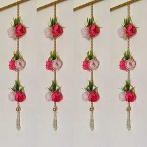 Guirnaldas Florales Artificiales Hechas a Mano para Decoración de Bodas, Fondo de Escenario y Decoración Festiva del Hogar, Decoración para Haldi, Mehndi y Diwali - Product Image 6