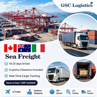 Agent de transport maritime porte-à-porte DDP, services logistiques, agent transitaire, expédition complète vers le Royaume-Uni, l'Australie, l'Italie, le Canada