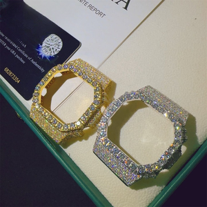 Diamond Tester Approved Moissanite Watch | VVS Luxury Iced Out Skeleton Wholesale - Product Image 2
