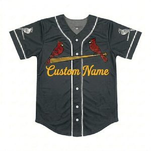 Uniforme Deportivo Personalizado con Logotipo, Jersey de Béisbol con Cierre de Botones, Manga Corta, Diseño Impreso para Rugby, Hockey sobre Hielo, Baloncesto, Fútbol - Product Image 6