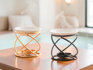 Lampe chauffe-bougie électrique en métal de qualité supérieure, diffuseur de parfum d'ambiance pour la maison - Product Image 6