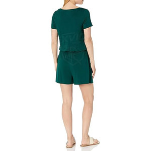 Conjunto de Verano para Mujer, Camiseta de Manga Corta Informal con Pantalones Cortos, Logotipo Personalizado Impreso - Product Image 2