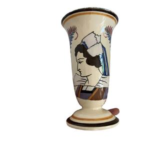 Jarrón de suelo personalizado HB Quimper | Jarrón de suelo decorativo de porcelana y loza de cerámica hecho a mano para decoración del hogar - Product Image 4