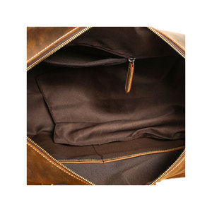 Custom Mens Full Grain Genuine Leather Travel <b>Bag</b> for Men - Product Image 3