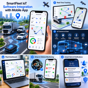 ซอฟต์แวร์ SmartFleet IoT ผสานรวมกับแอปพลิเคชันมือถือ ติดตามยานพาหนะแบบเรียลไทม์ ตรวจสอบกลุ่มยานพาหนะ แจ้งเตือนทันที รองรับ Android และ iOS - Product Image 4