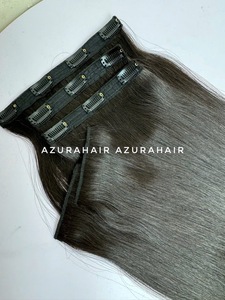 ผมต่อแบบคลิปหนีบ 100% ผมแท้เวียดนาม แบบ Double Drawn ตรงธรรมชาติ ขายส่ง - Product Image 3