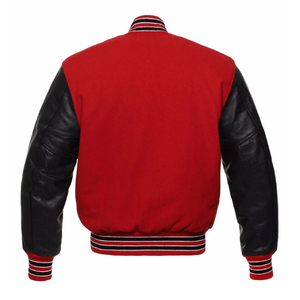Chaqueta Varsity para Hombre al por Mayor, Otoño Invierno, Algodón de Alta Calidad, Gruesa y Cálida, Chaqueta Varsity Informal a la Moda, Ropa para Hombre - Product Image 3