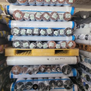 Tissus durables extensibles en poly-span coréen, teints unis, en lot, anti-humidité, pour vêtements de sport, tenues de sport, fitness, couture, Hypora - Product Image 1