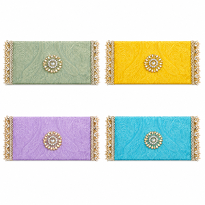 Wedding Shagun <b>Envelopes</b> for Cash <b>Gifts</b>, Designer Handmade Money <b>Gift</b> Covers for Traditional Wedding Gifting - Product Image 1