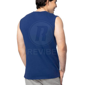 Ropa Casual, Camisetas sin Mangas de Lona para Hombre con Estampado, Prenda de Verano de Alta Calidad, 100% Algodón Transpirable - Product Image 2