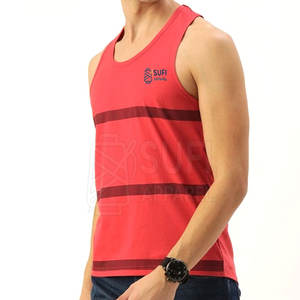 Camiseta Deportiva sin Mangas para Hombre, 100% Algodón, Cuello Redondo, Transpirable, de Secado Rápido, para Entrenamiento de Baloncesto - Product Image 2